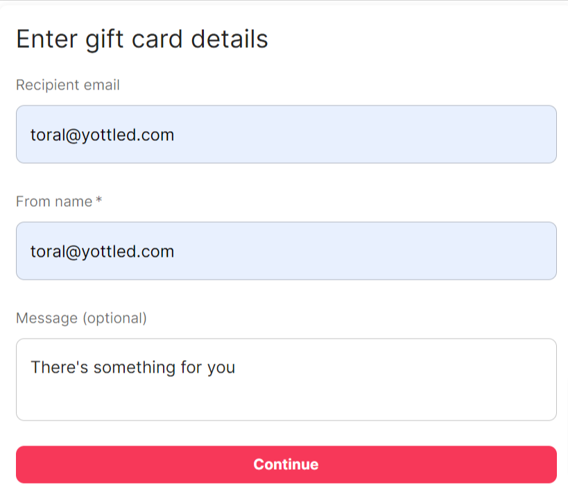 How to set up gift cards with Yottled Yottled